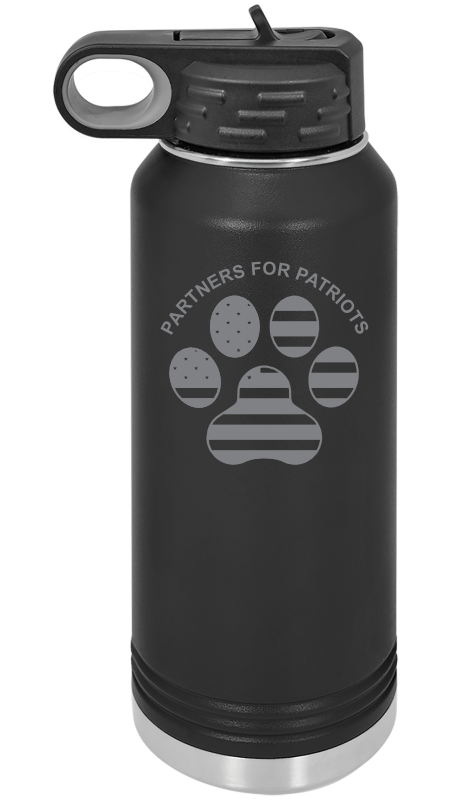 32oz Water Bottle - Partners For Patriots