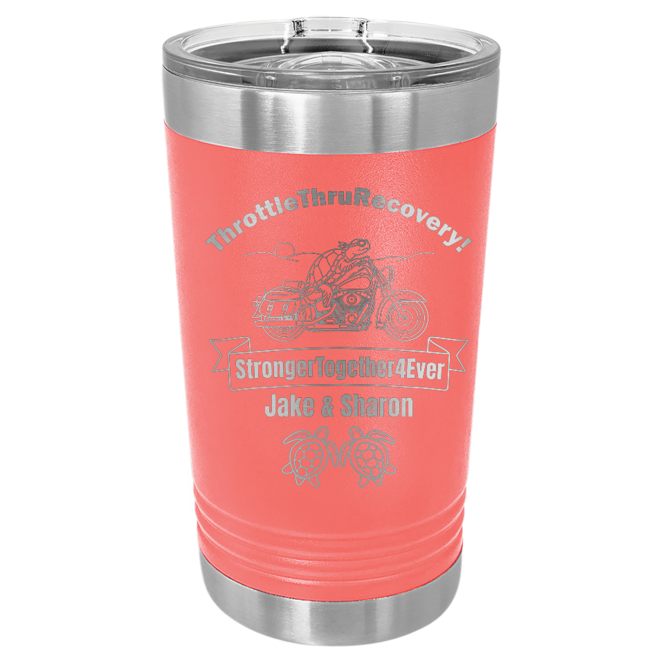 Throttle Thru - Pint Tumbler