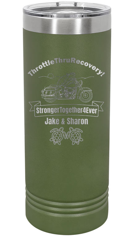 Throttle Thru - Skinny Tumbler