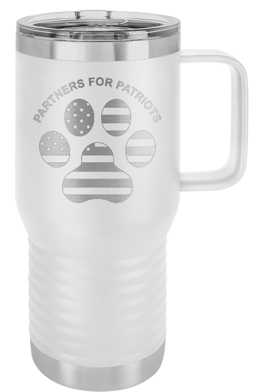 20oz Travel Mug - Partners For Patriots