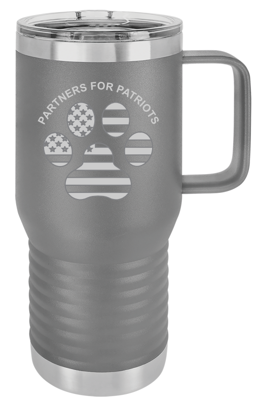 20oz Travel Mug - Partners For Patriots