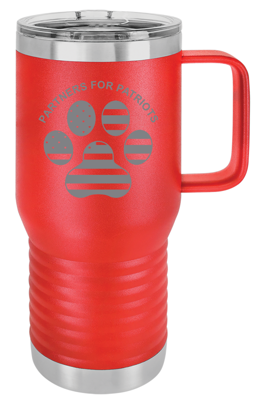 20oz Travel Mug - Partners For Patriots