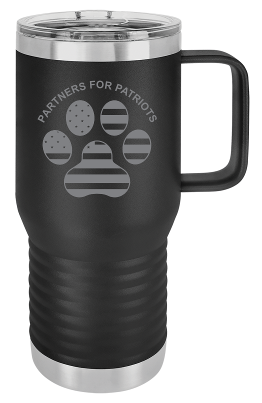 20oz Travel Mug - Partners For Patriots