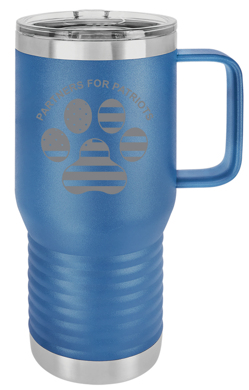 20oz Travel Mug - Partners For Patriots