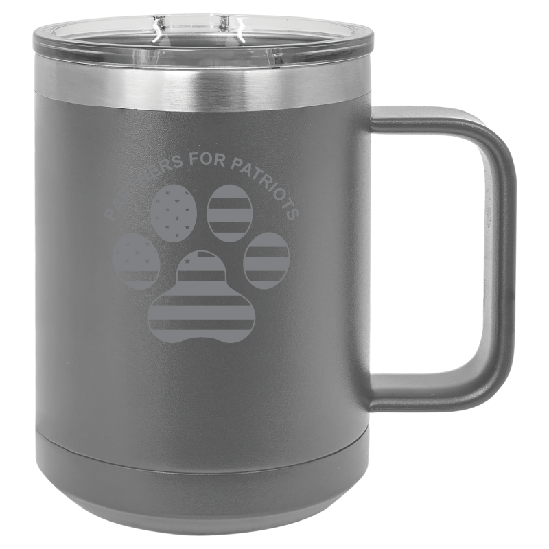 15oz Travel Mug - Partners For Patriots