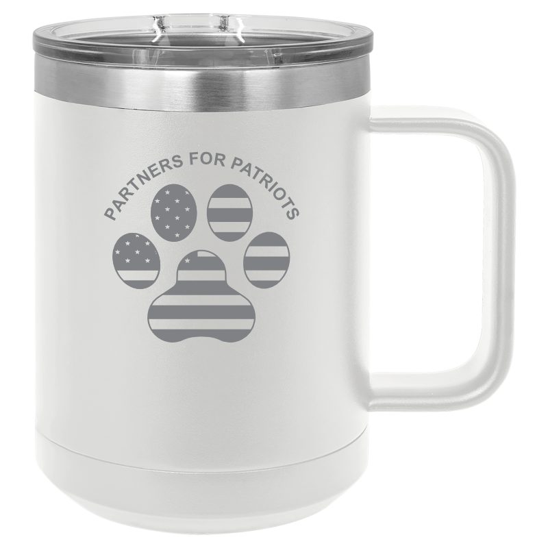 15oz Travel Mug - Partners For Patriots