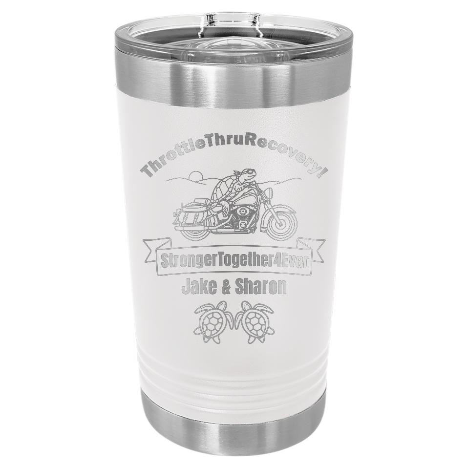 Throttle Thru - Pint Tumbler