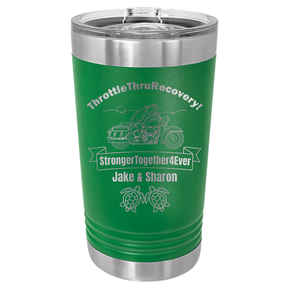 Throttle Thru - Pint Tumbler