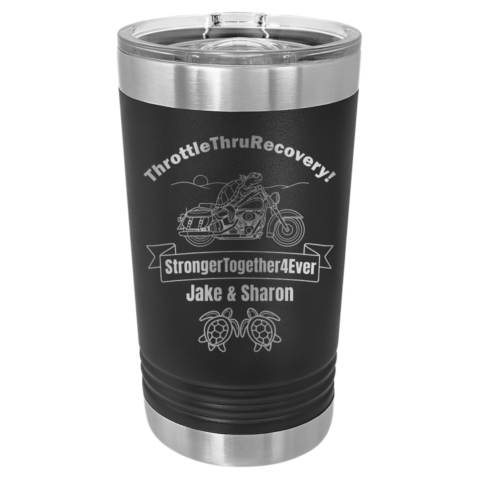 Throttle Thru - Pint Tumbler