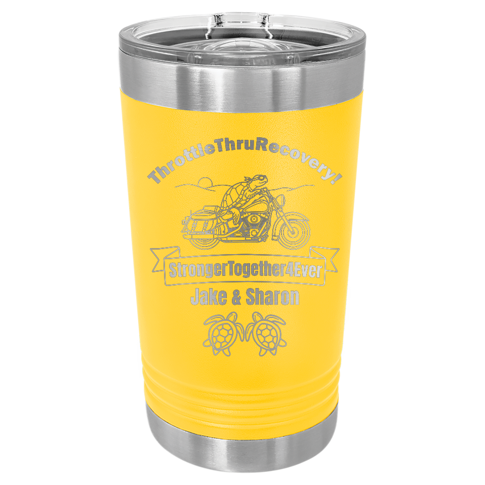 Throttle Thru - Pint Tumbler