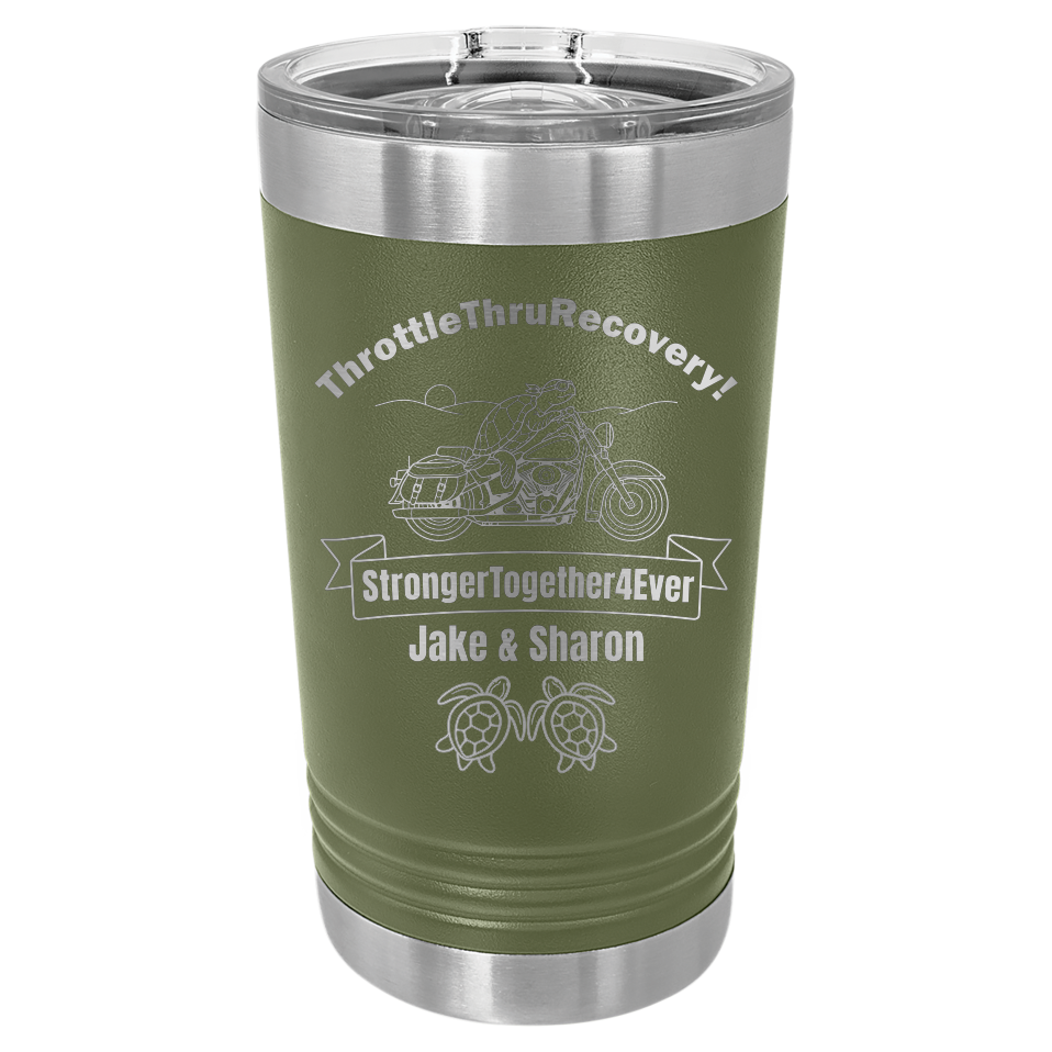 Throttle Thru - Pint Tumbler
