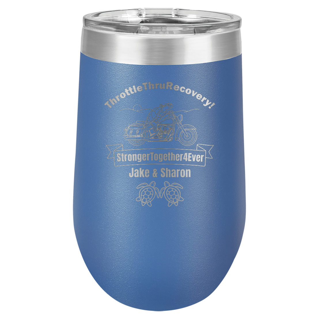 Throttle Thru - Stemless Wine Tumbler