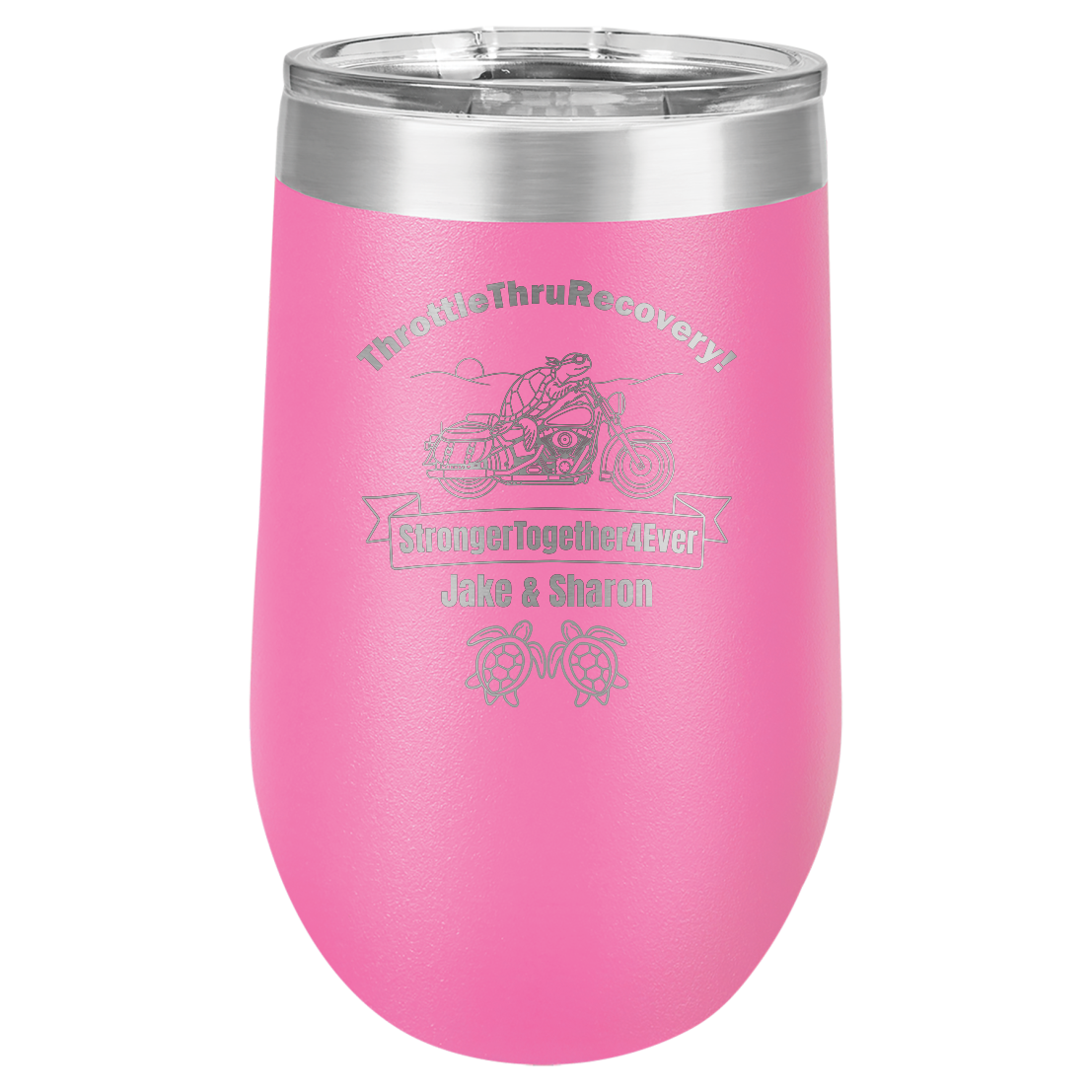 Throttle Thru - Stemless Wine Tumbler