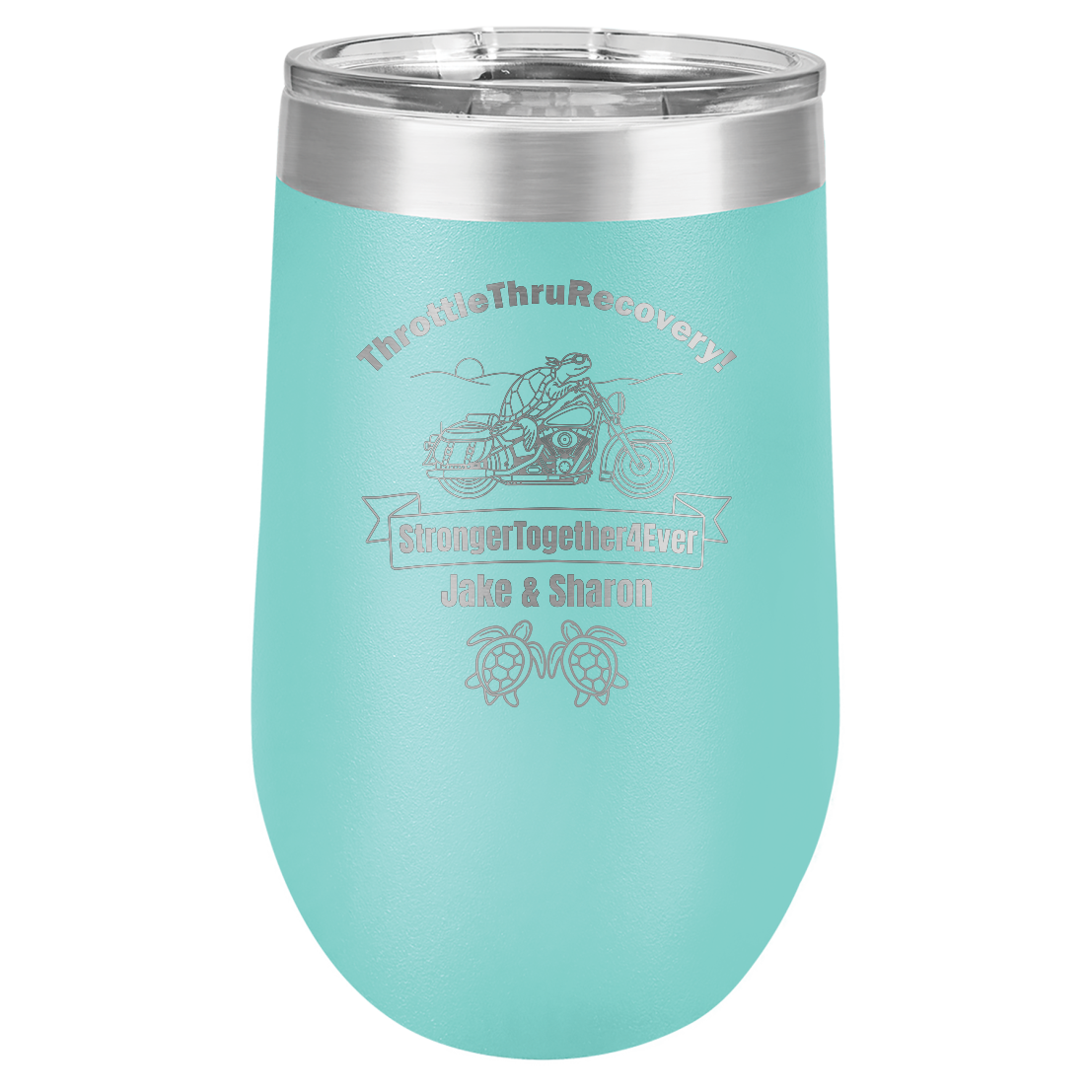 Throttle Thru - Stemless Wine Tumbler