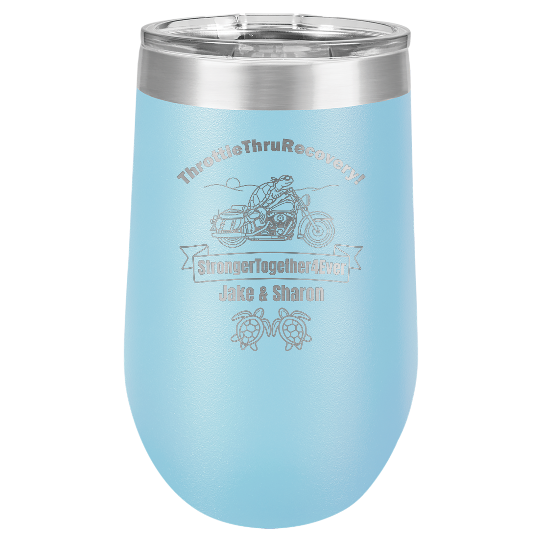 Throttle Thru - Stemless Wine Tumbler