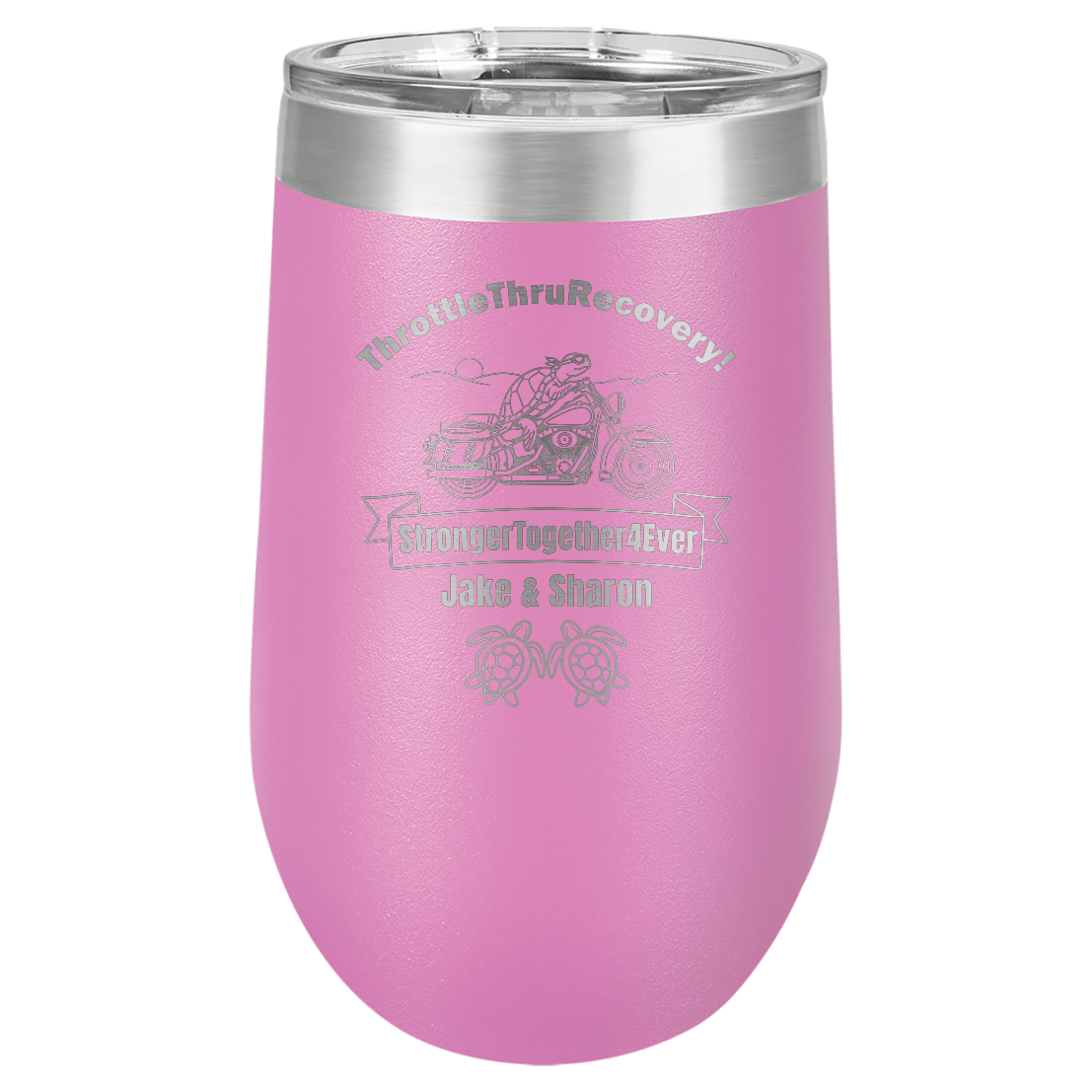 Throttle Thru - Stemless Wine Tumbler