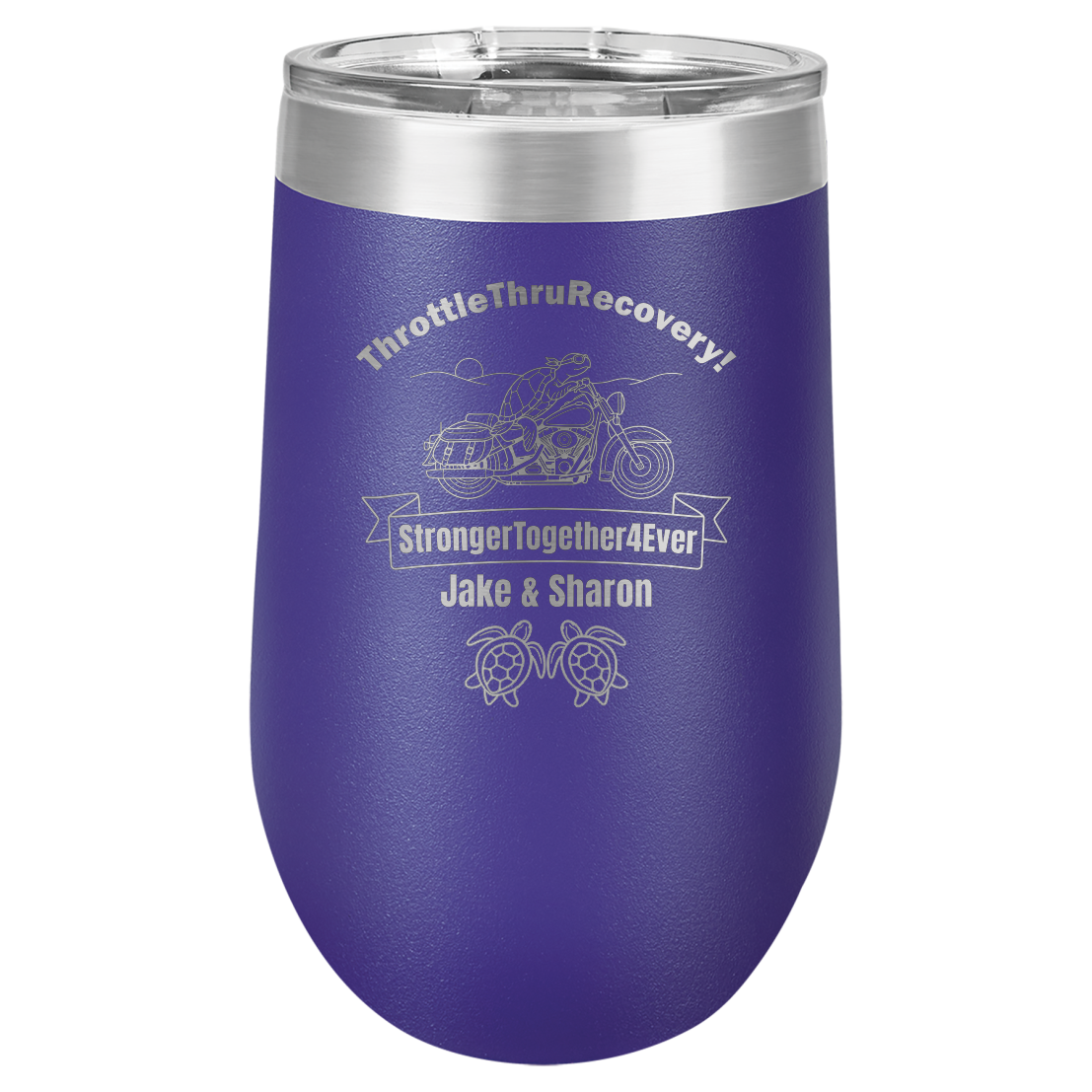 Throttle Thru - Stemless Wine Tumbler