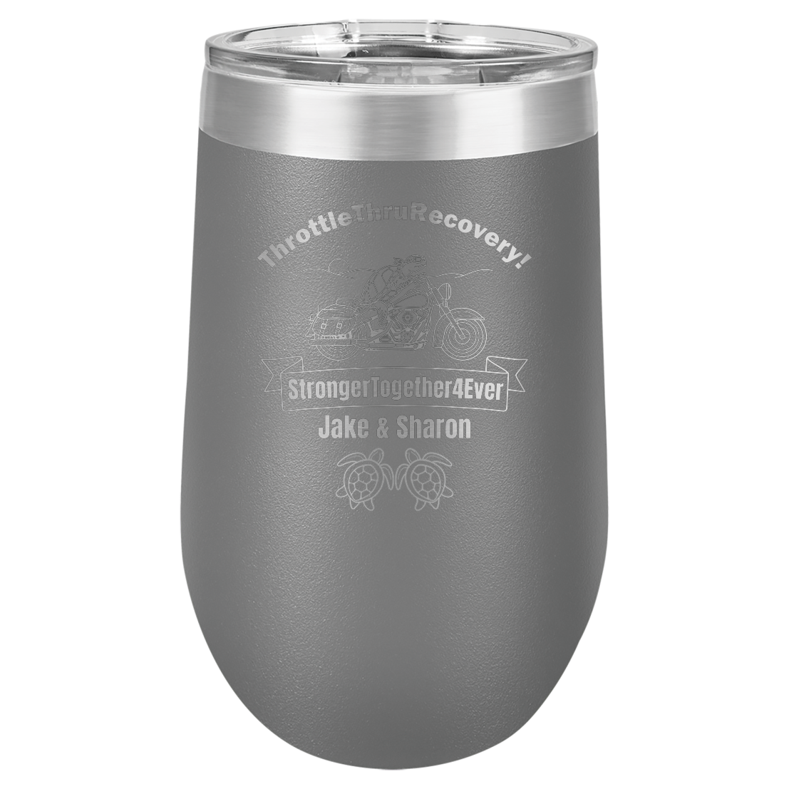 Throttle Thru - Stemless Wine Tumbler
