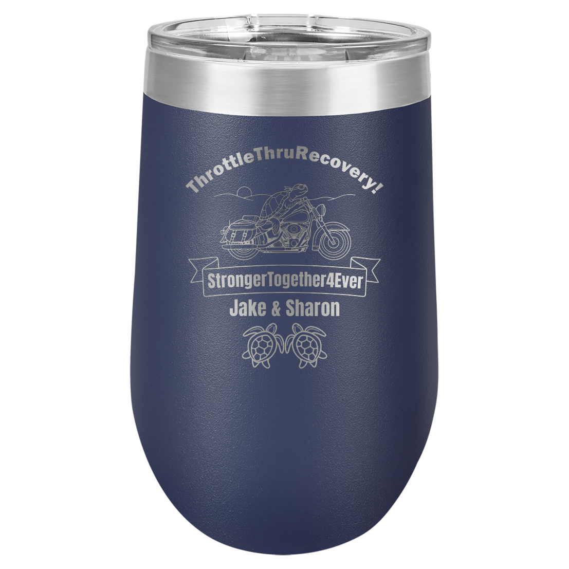 Throttle Thru - Stemless Wine Tumbler