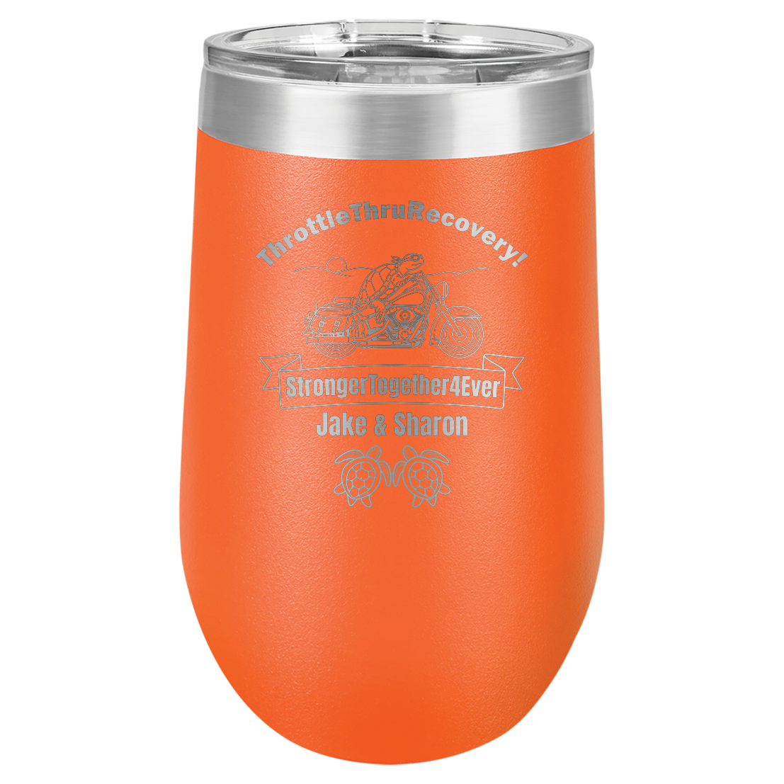 Throttle Thru - Stemless Wine Tumbler