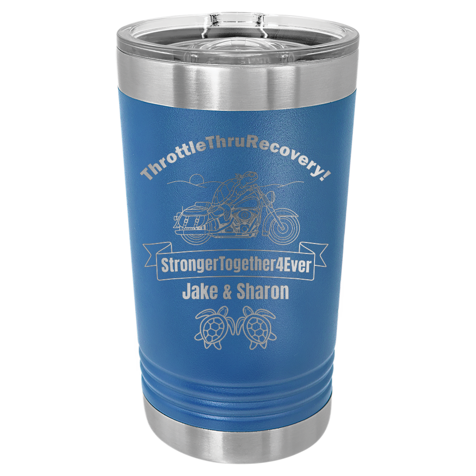 Throttle Thru - Pint Tumbler