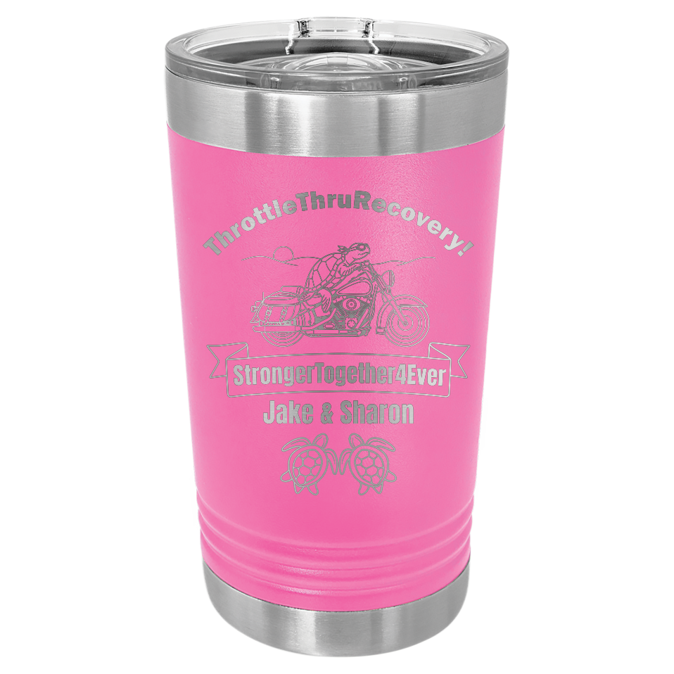 Throttle Thru - Pint Tumbler