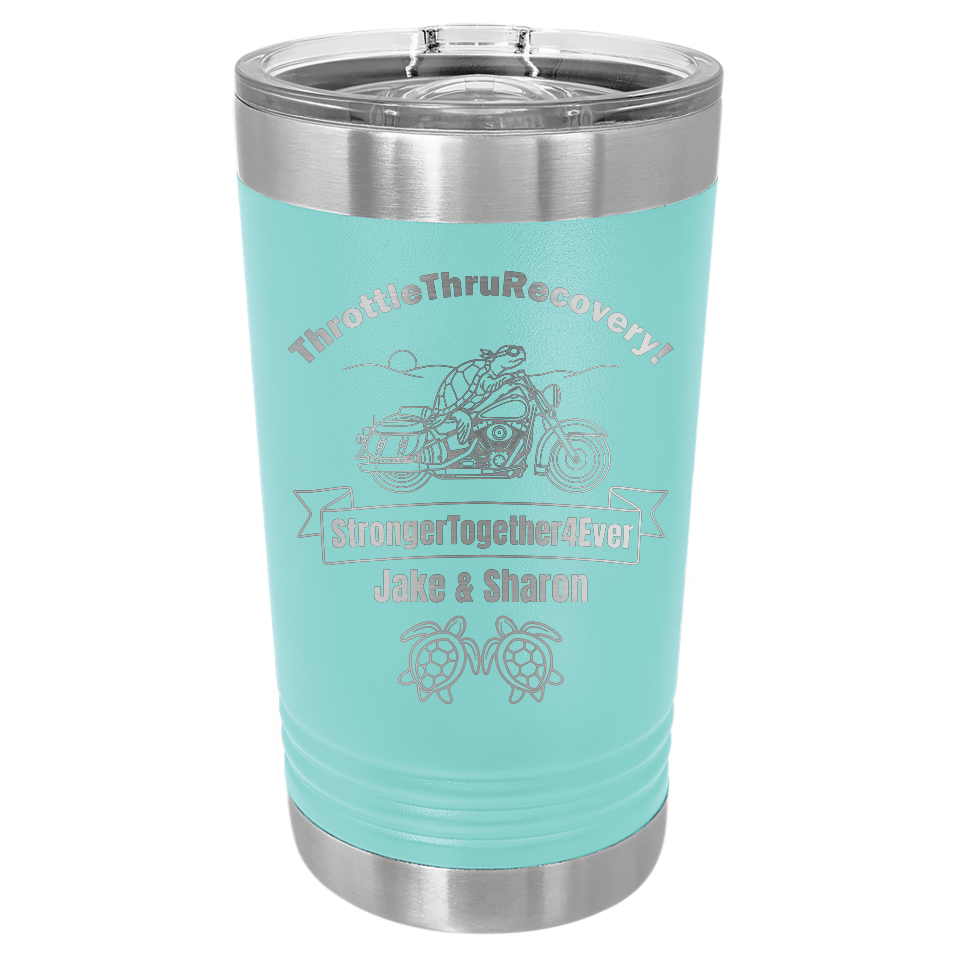 Throttle Thru - Pint Tumbler