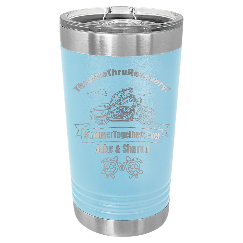 Throttle Thru - Pint Tumbler