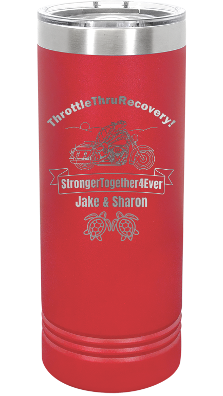 Throttle Thru - Skinny Tumbler
