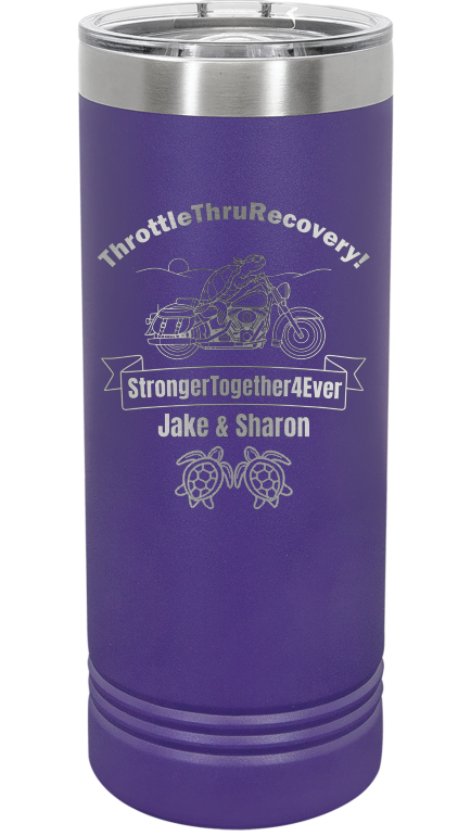 Throttle Thru - Skinny Tumbler