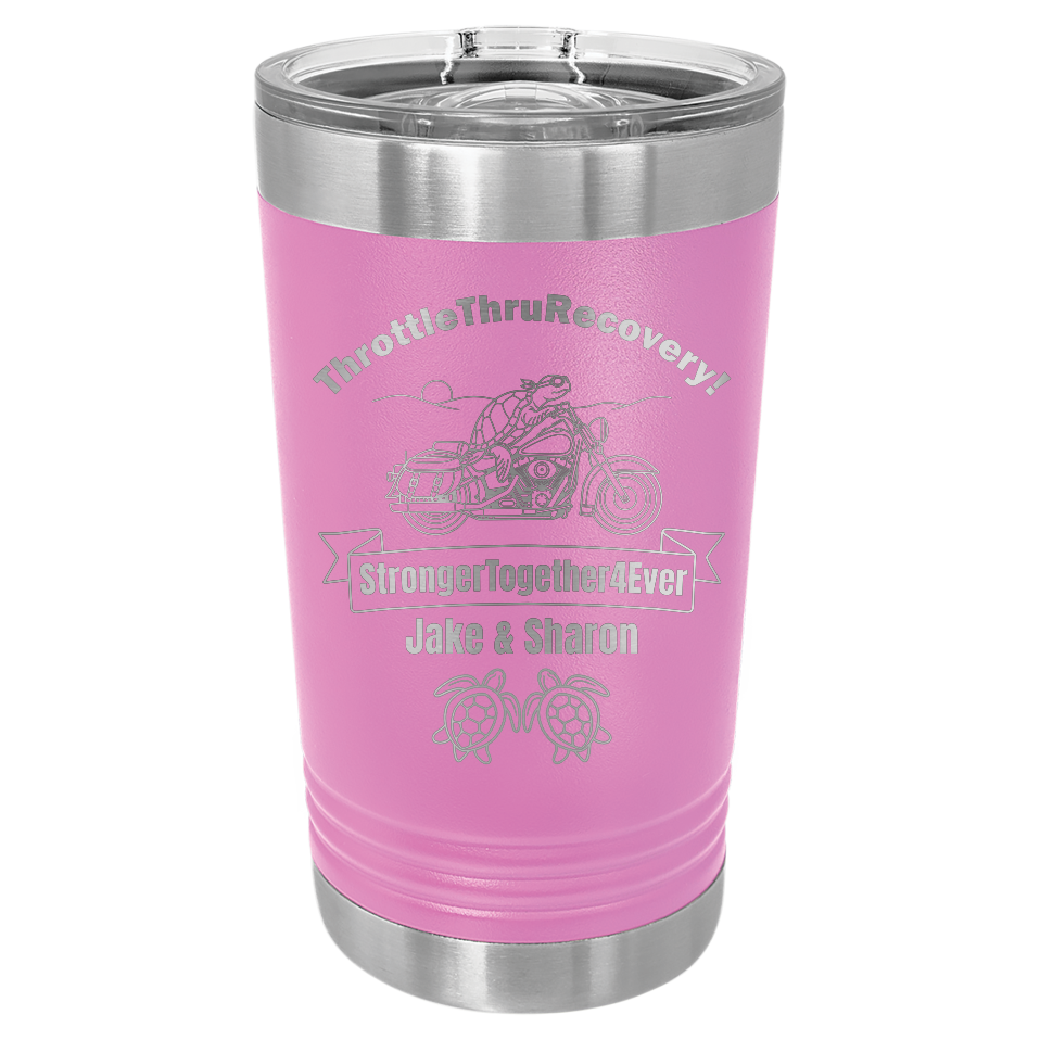 Throttle Thru - Pint Tumbler