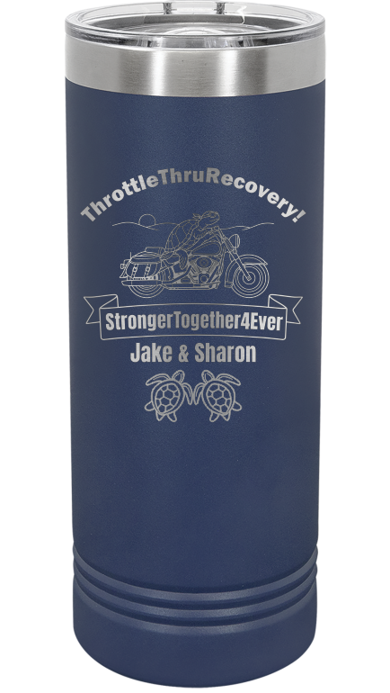 Throttle Thru - Skinny Tumbler