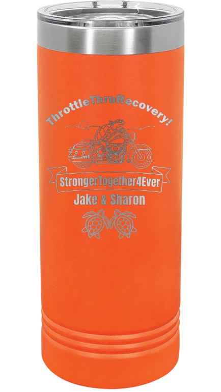 Throttle Thru - Skinny Tumbler