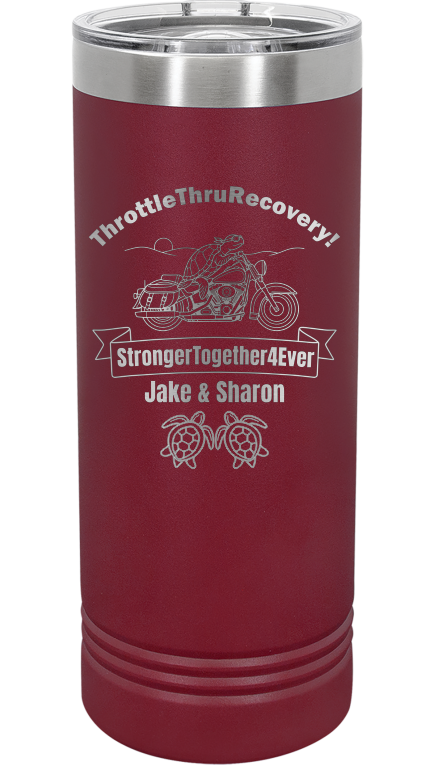 Throttle Thru - Skinny Tumbler