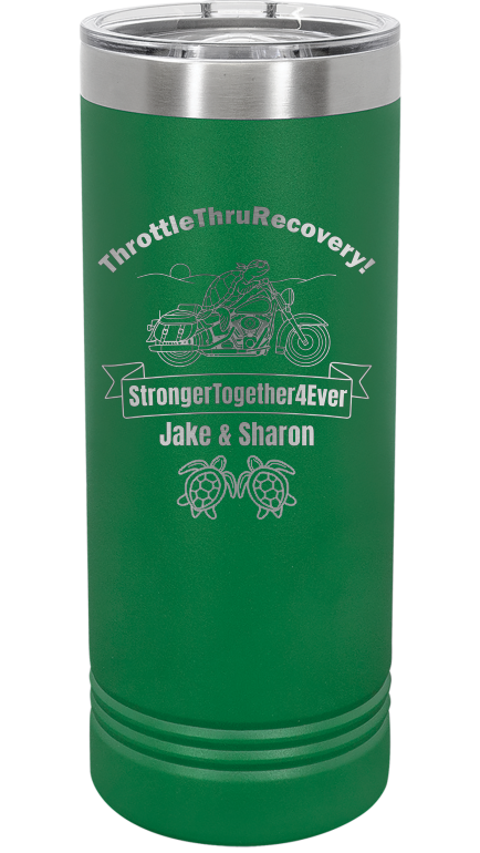 Throttle Thru - Skinny Tumbler