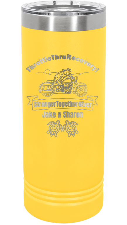 Throttle Thru - Skinny Tumbler