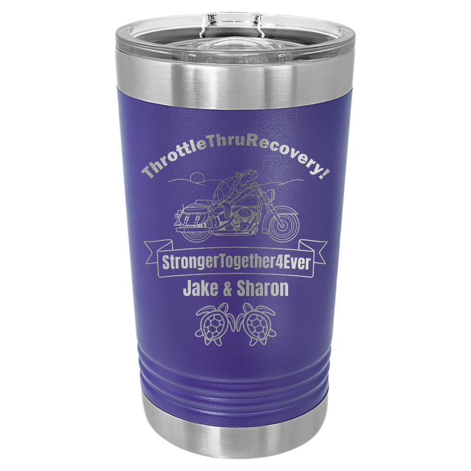 Throttle Thru - Pint Tumbler