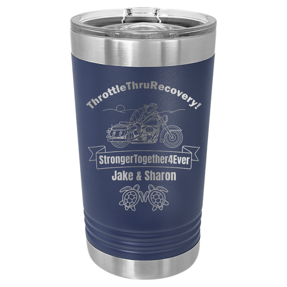 Throttle Thru - Pint Tumbler