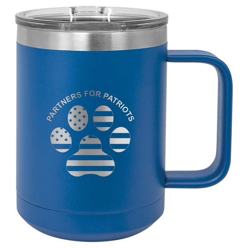 15oz Travel Mug - Partners For Patriots