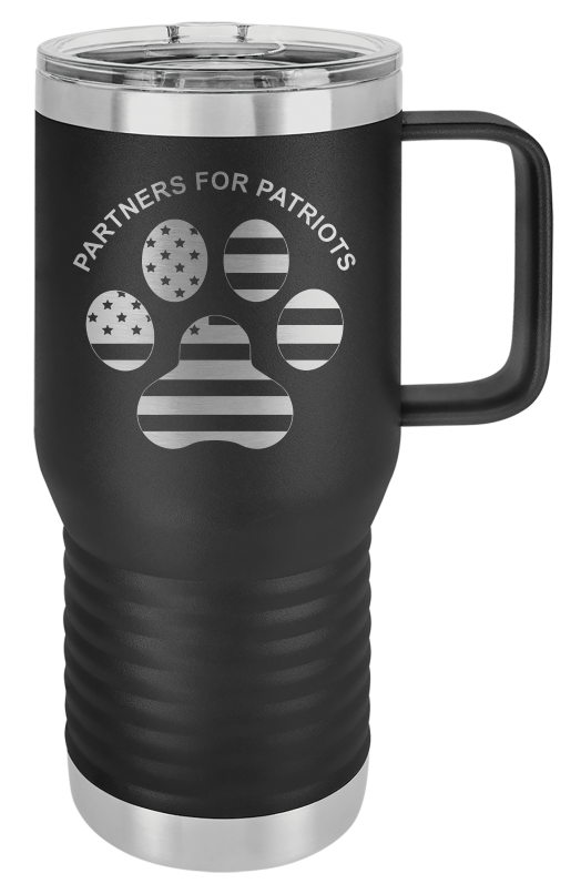 20oz Travel Mug - Partners For Patriots