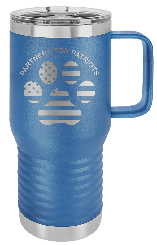 20oz Travel Mug - Partners For Patriots