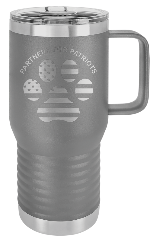 20oz Travel Mug - Partners For Patriots