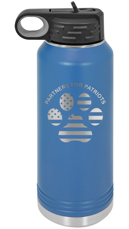 32oz Water Bottle - Partners For Patriots